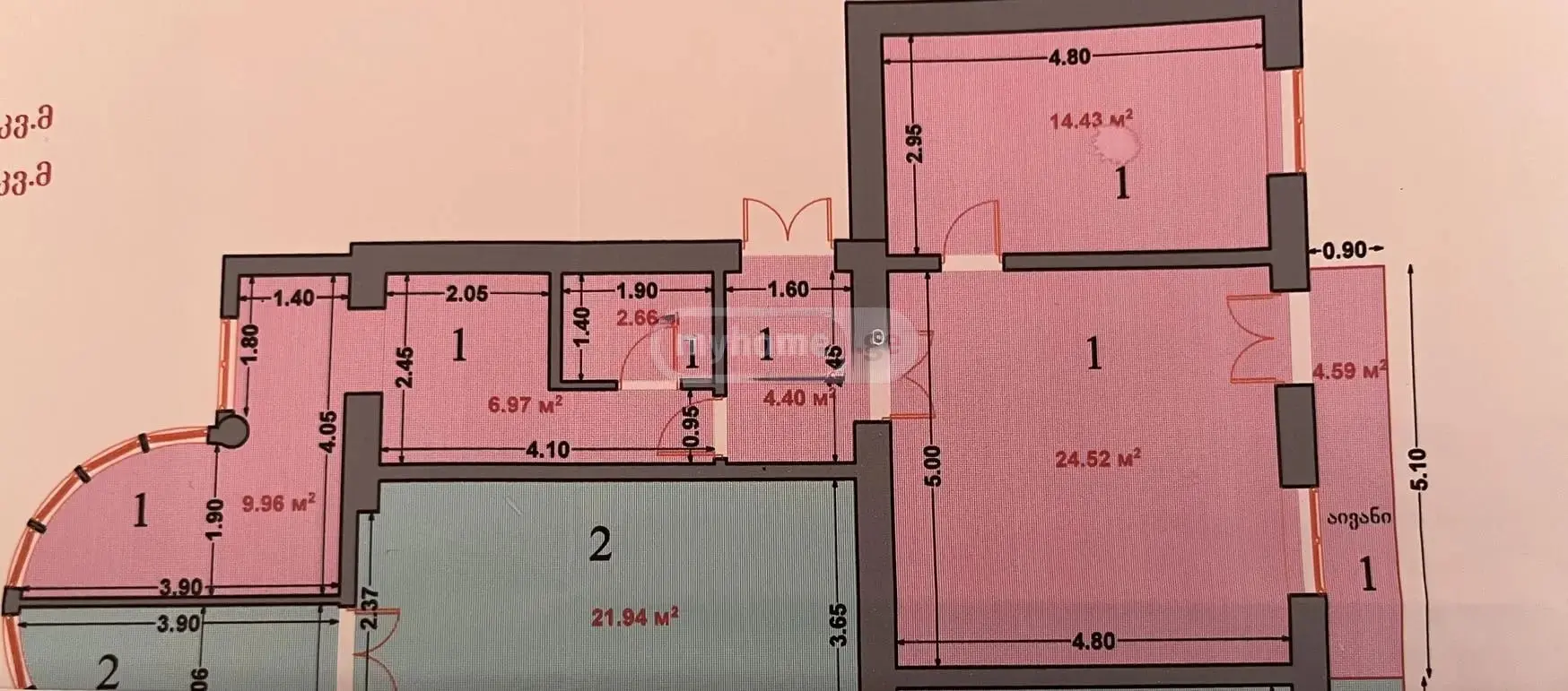 3 Room Apartment For Sale view 17