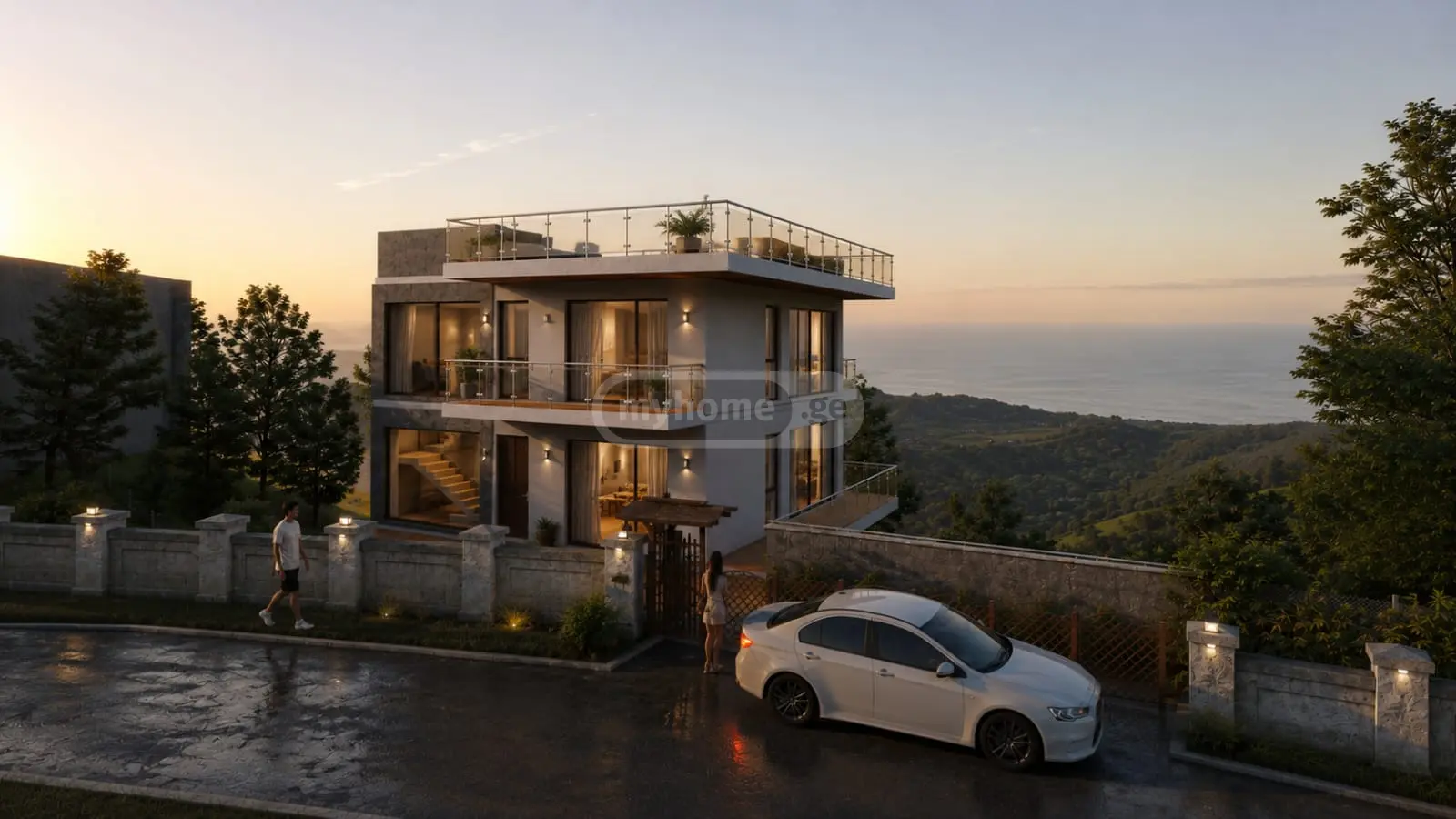 10+ Room Private House For Sale In Tsikhisdziri, In Kobuleti Municipality view 2