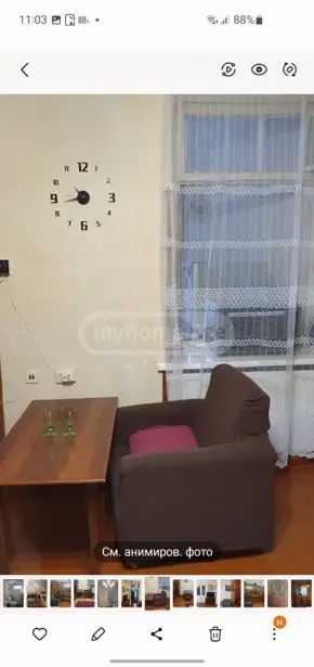 2 Room Apartment For Rent In Chugureti view 1