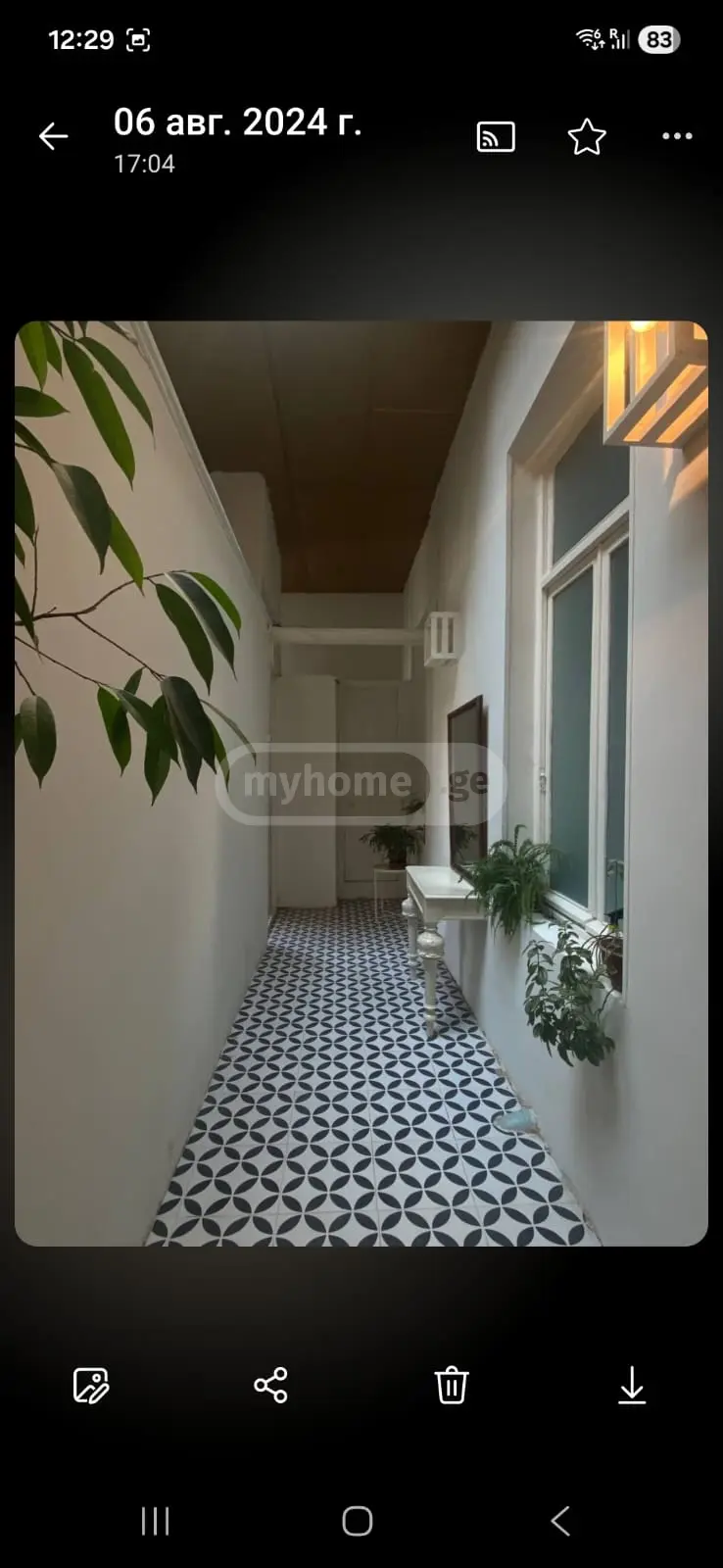 2 Room Apartment For Rent In Chugureti view 1