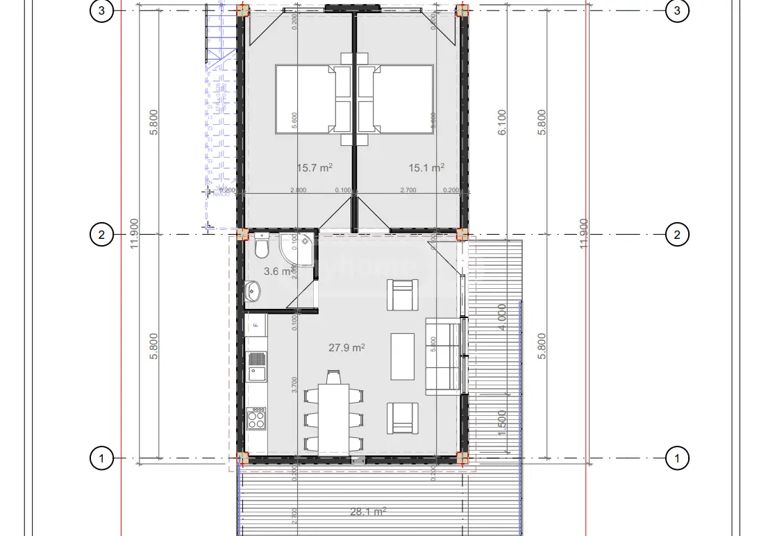 4 Room Private House For Sale view 9