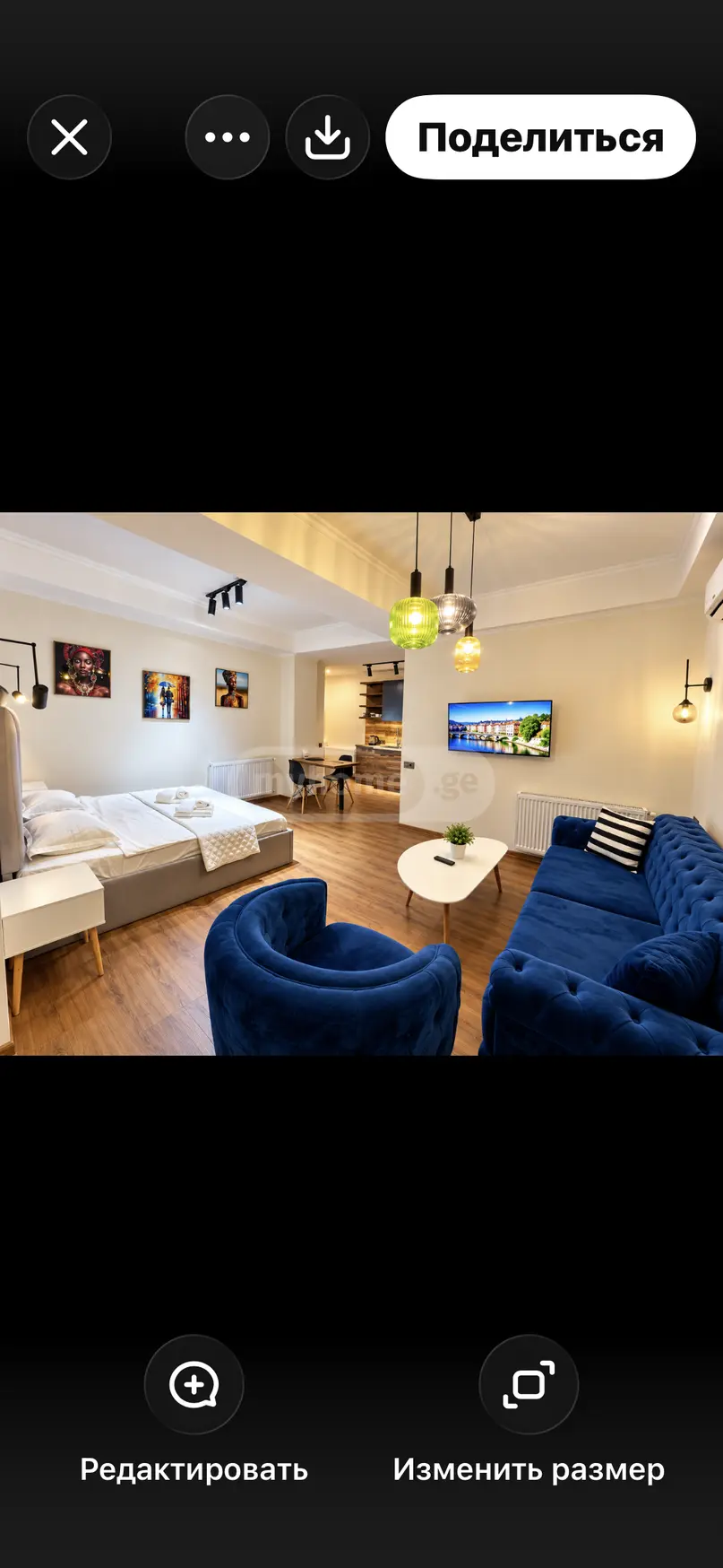 1 Room Apartment Daily Rent Mepetubani, In Qutaisi view 1