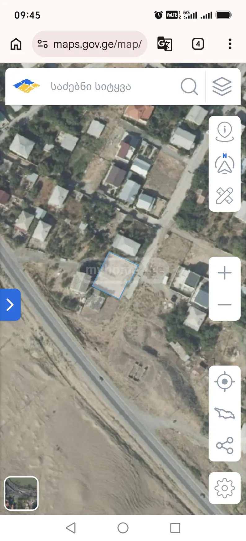 Non-Agricultural Plot For Sale In Rustavi view 3