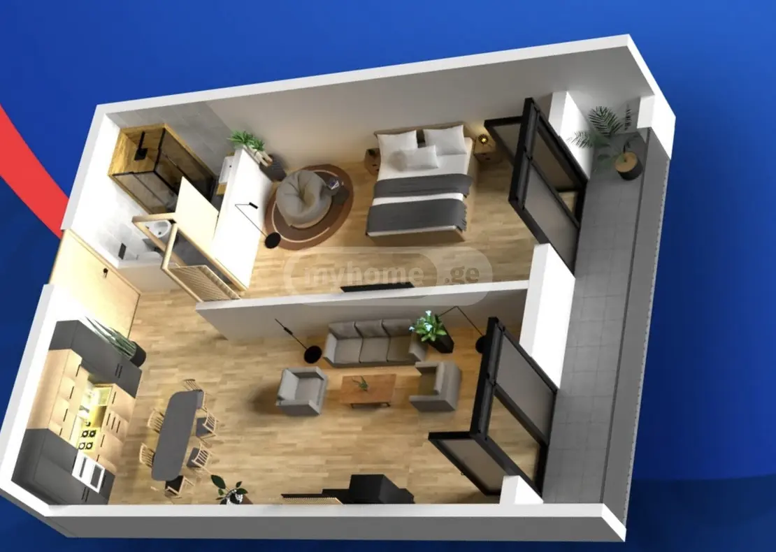 1 Room Apartment For Sale view 4