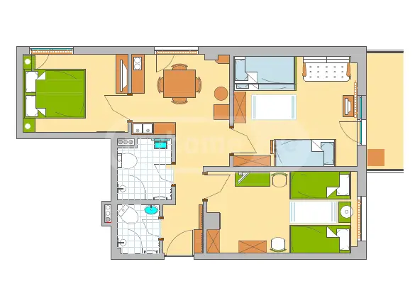 3 Room Apartment For Rent In Gudauri view 2