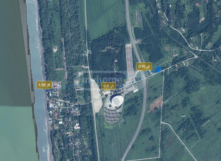 Agricultural Plot For Sale In Shekvetili, In Ozurgeti Municipality view 2