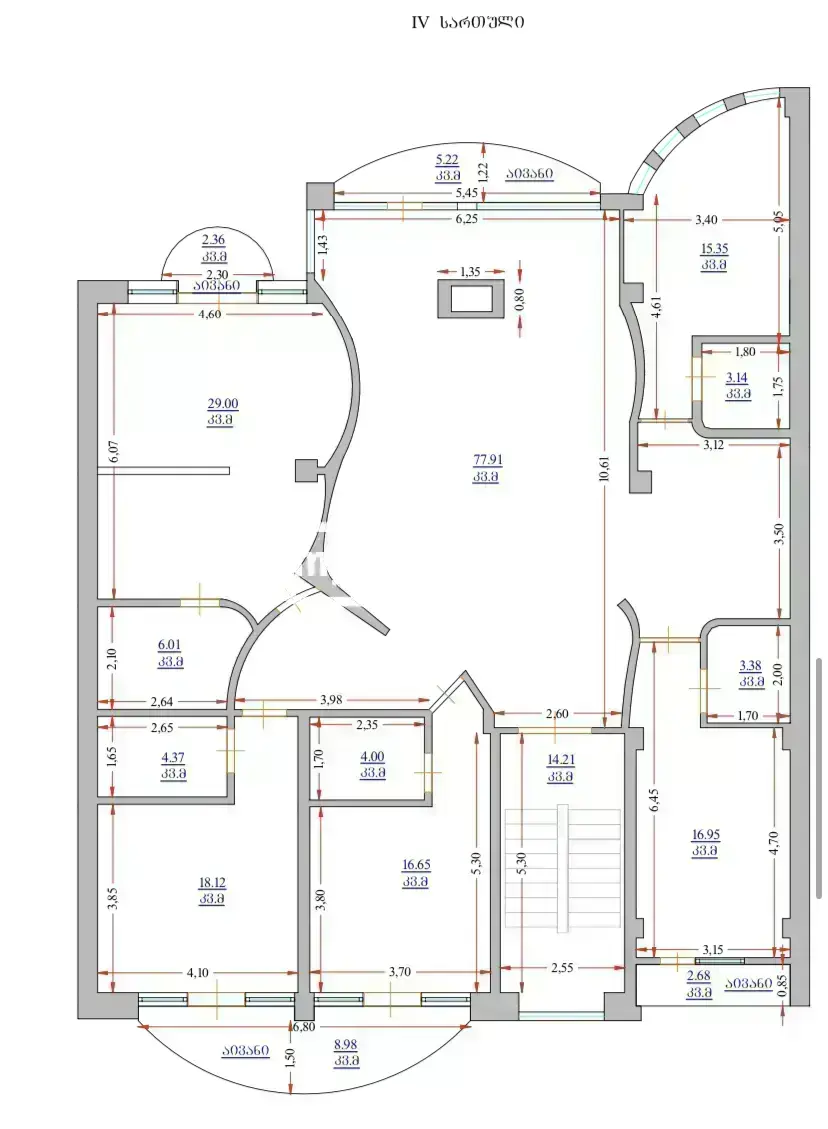 10+ Room Hotel For Rent In Vake view 11