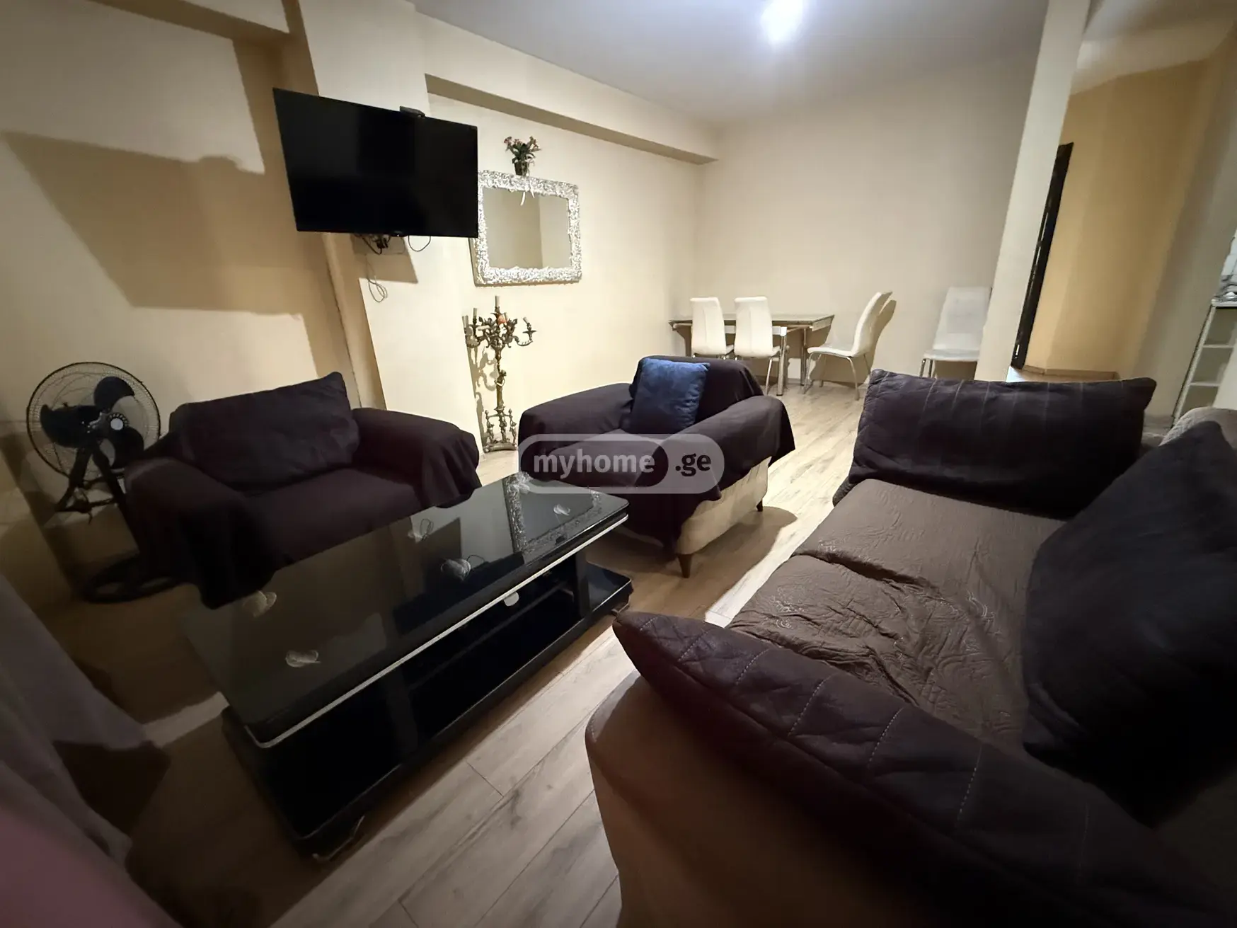 3 Room Apartment For Rent In Didube view 1