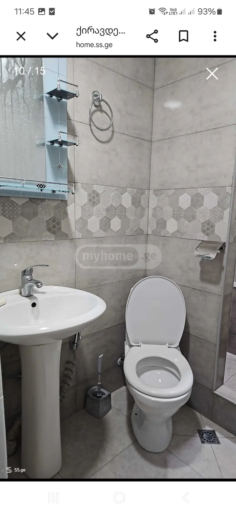 2 Room Private House For Rent In Saburtalo view 5