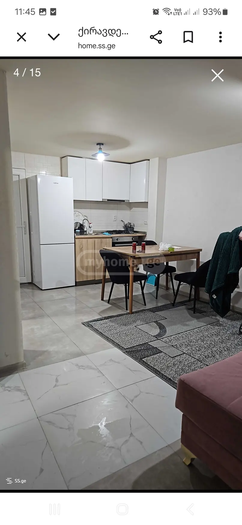 2 Room Private House For Rent In Saburtalo view 11