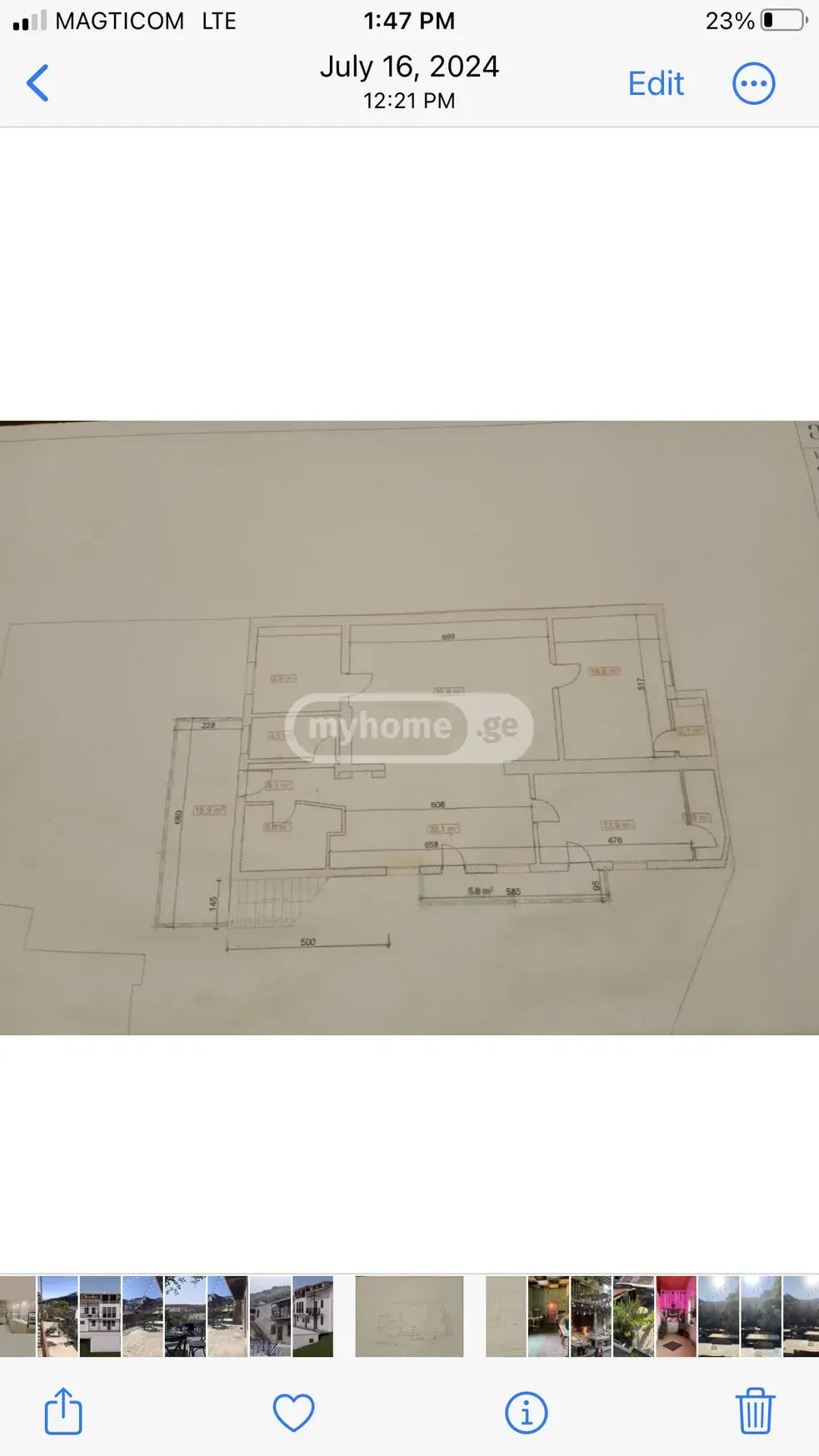 10+ Room Private House For Sale In Sololaki view 11