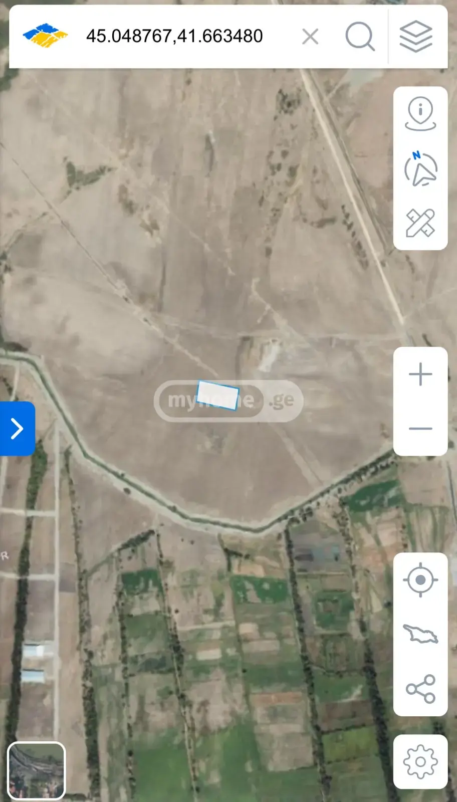 Agricultural Plot For Sale In Vaziani, In Gardabani Municipality view 2