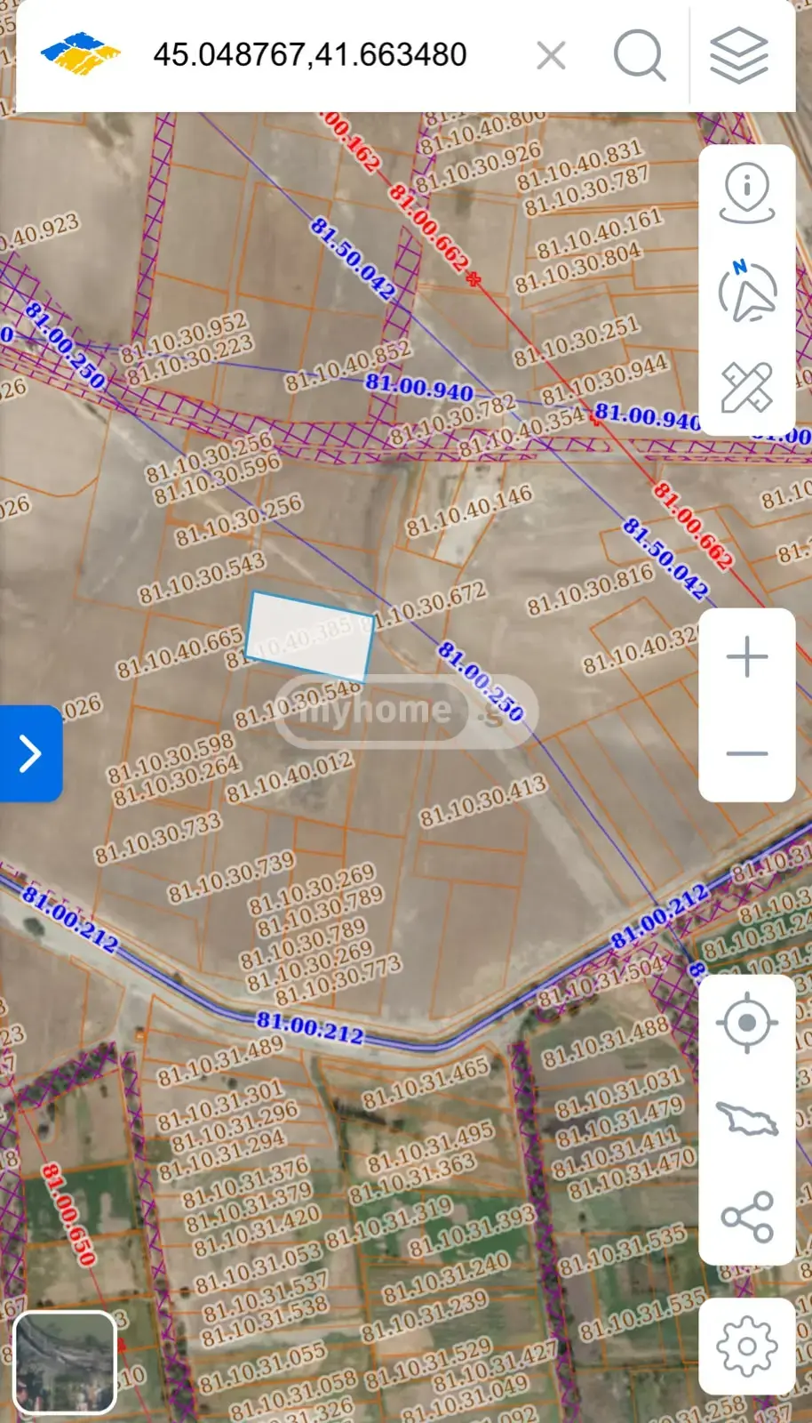 Agricultural Plot For Sale In Vaziani, In Gardabani Municipality view 1