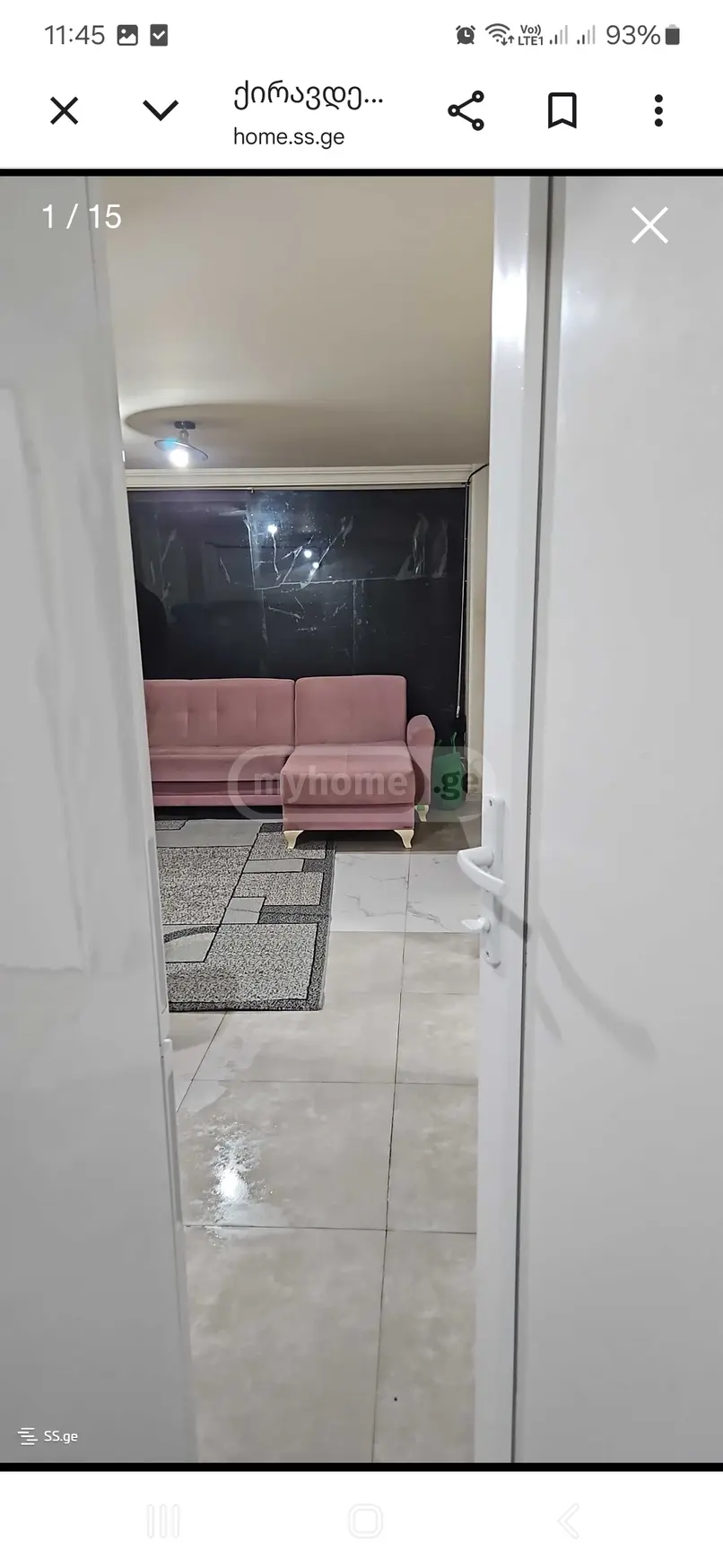 2 Room Private House For Rent In Saburtalo view 14