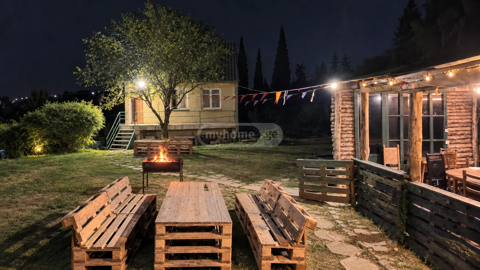 4 Room Private House Daily Rent In Gldani view 1