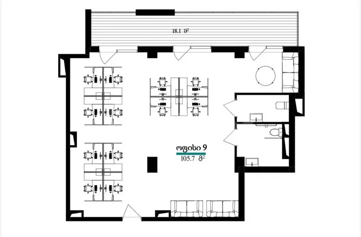 Office Commercial Area For Sale In Digomi view 6