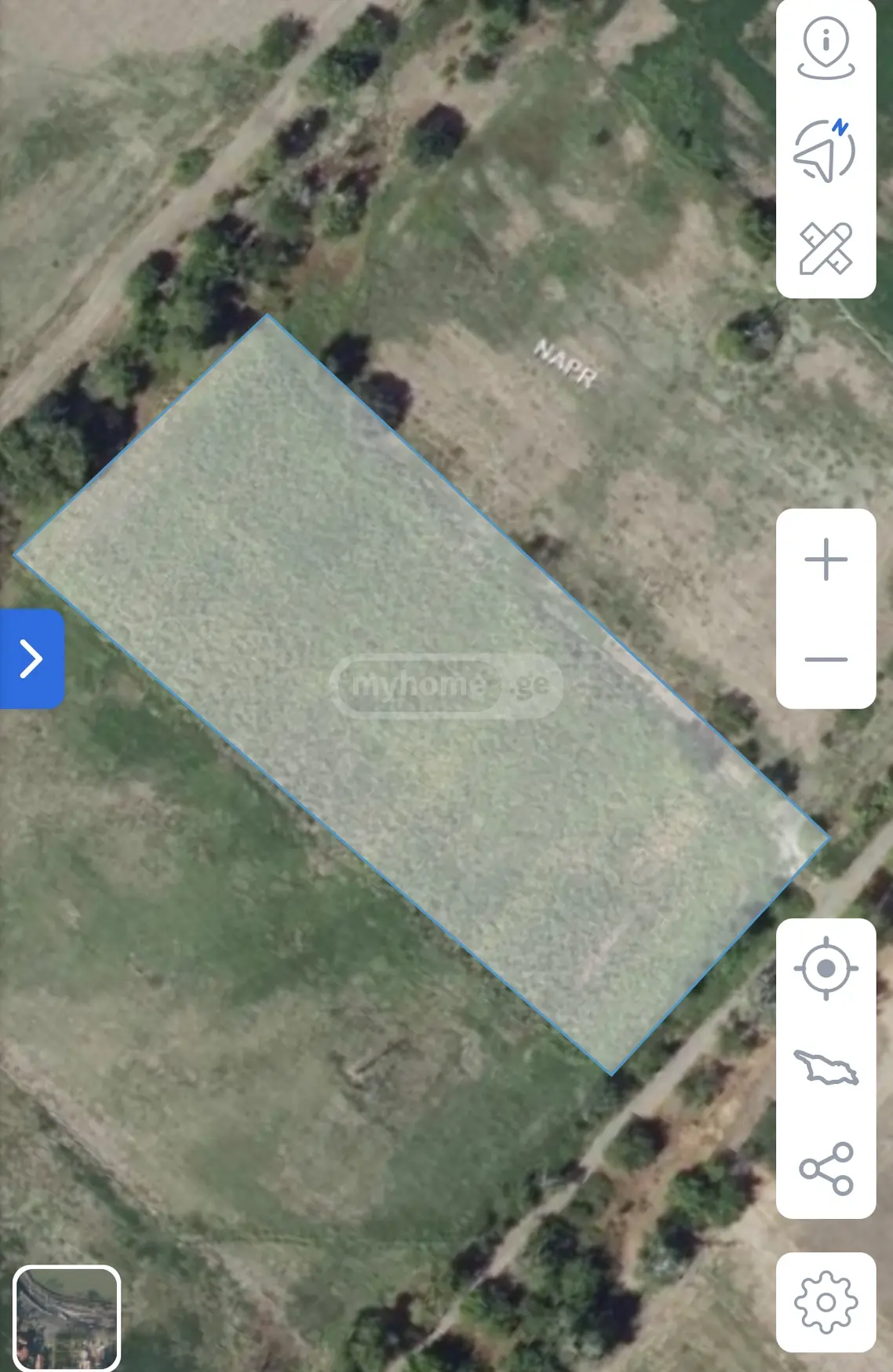 Agricultural Plot For Sale In Vaziani, In Gardabani Municipality view 1