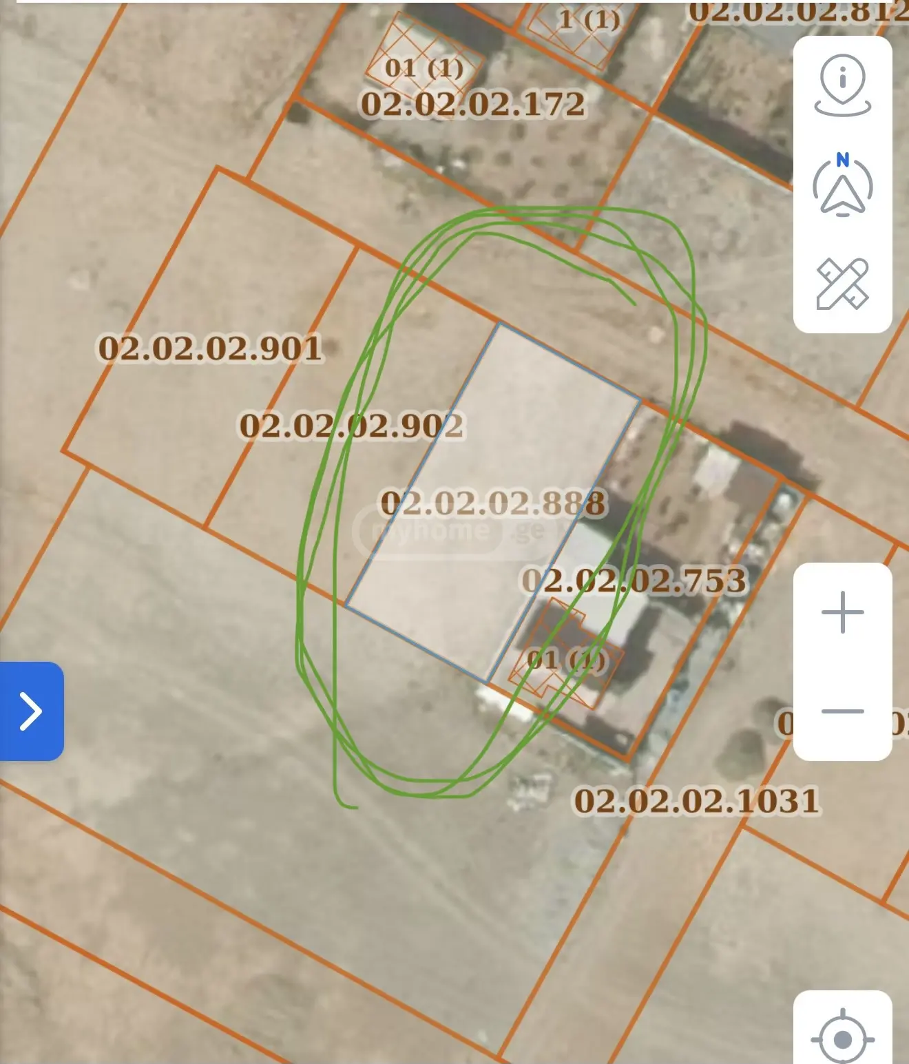 Non-Agricultural Plot For Sale In Rustavi view 1
