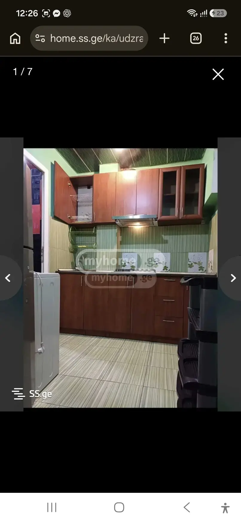 2 Room Apartment For Rent In Nadzaladevi view 3