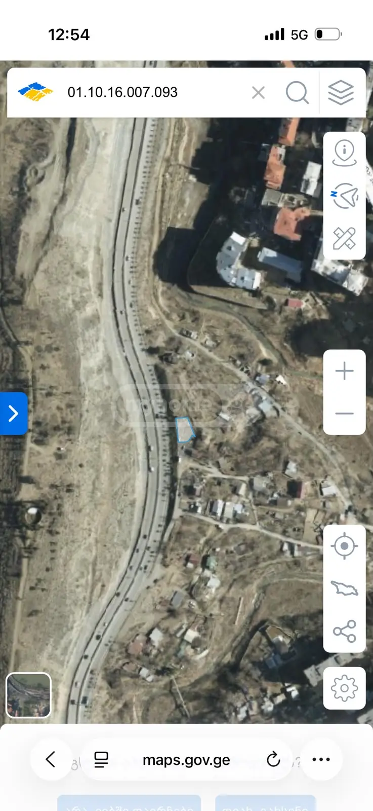Non-Agricultural Plot For Sale In Vake view 1