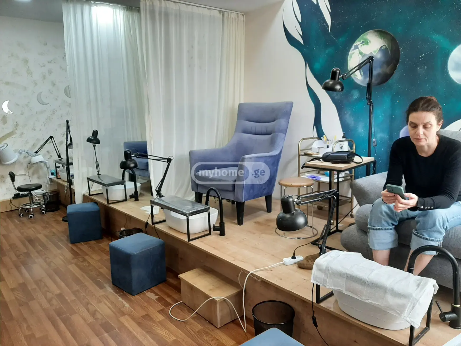 Office Commercial Area For Rent In Vake view 4
