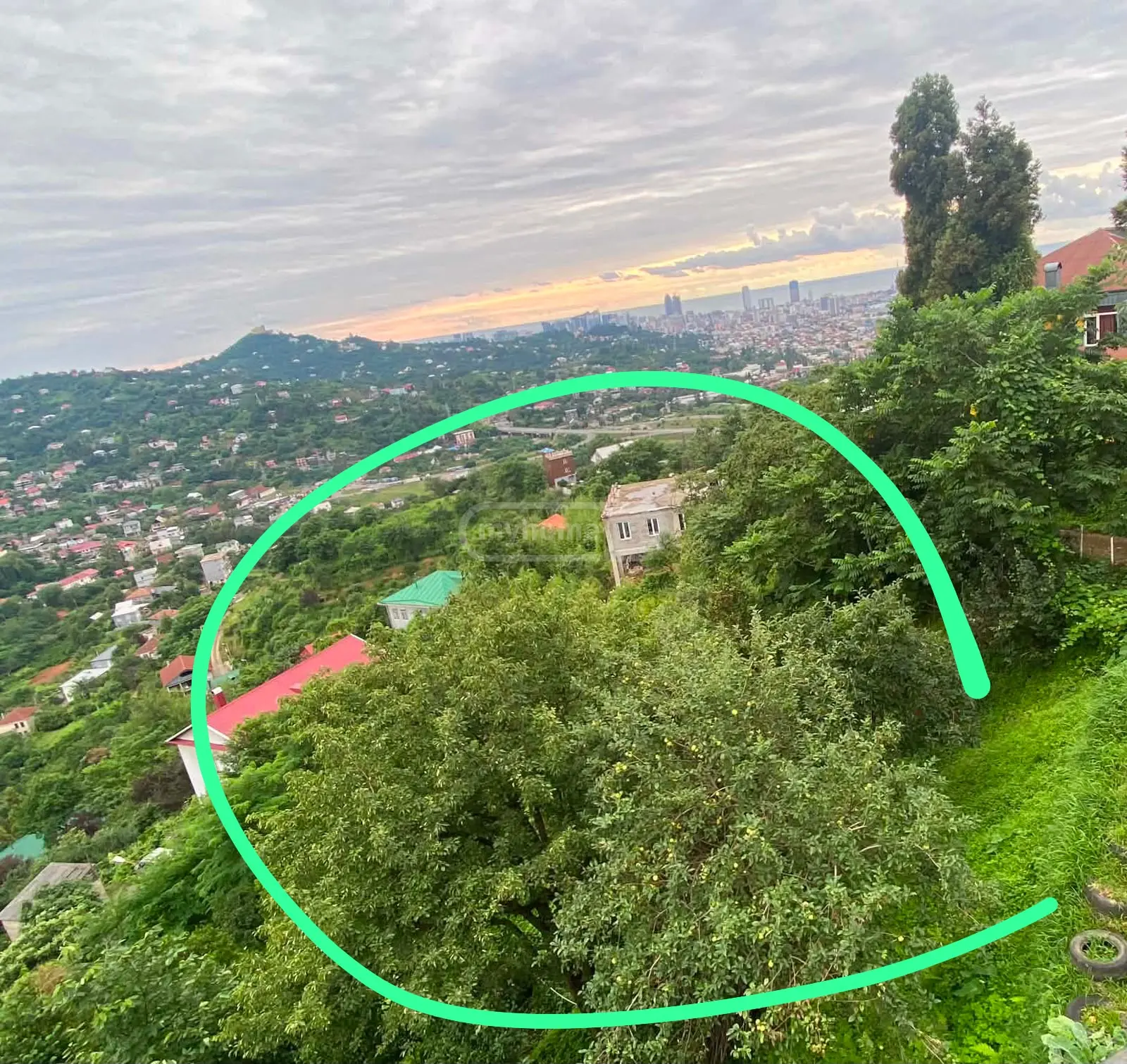 Non-Agricultural Plot For Sale Bagrationis Ubani, In Batumi view 1