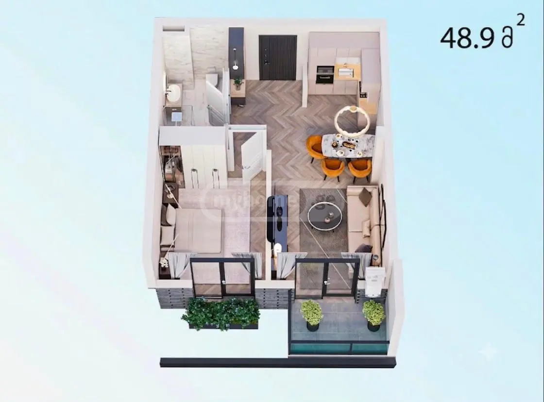 2 Room Apartment For Sale view 1
