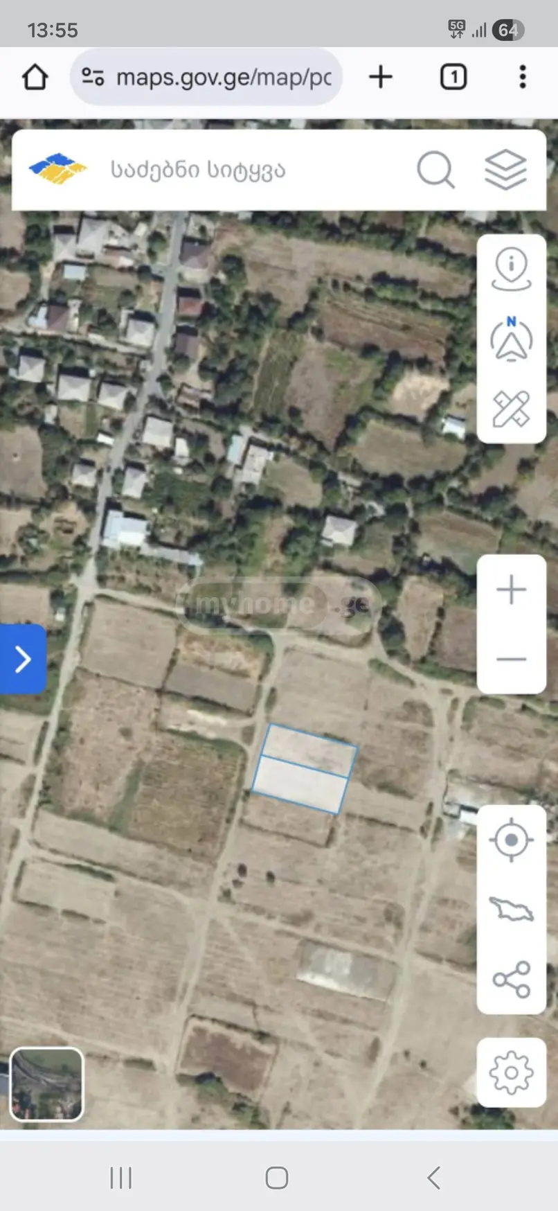 Agricultural Plot For Sale In Telavi view 1