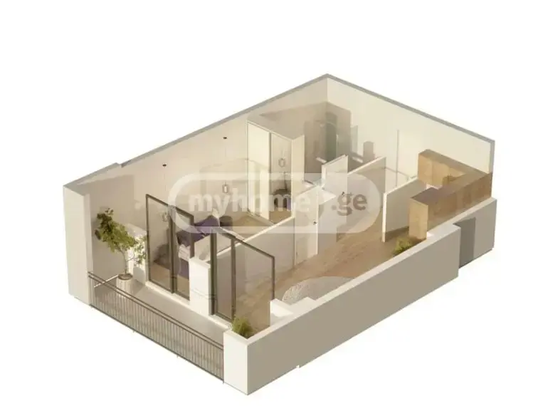 2 Room Apartment For Sale view 1